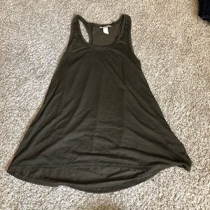 Army green tank top